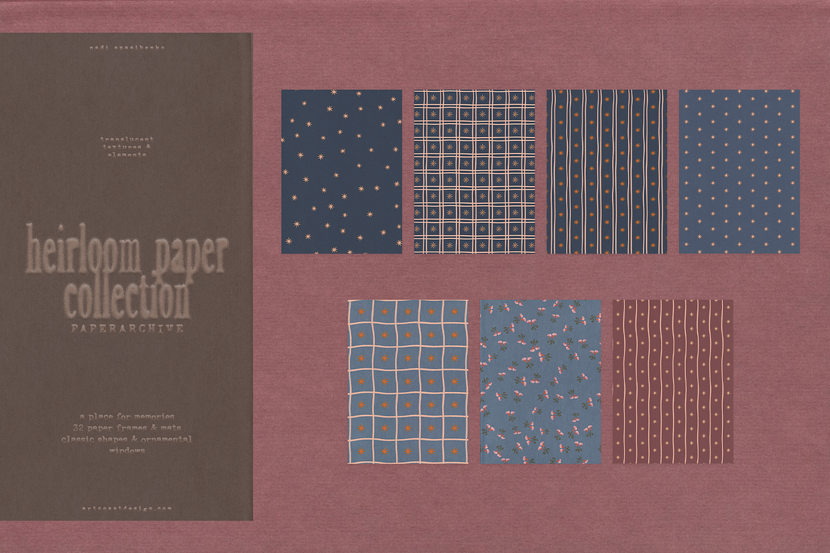 Heirloom Paper — Textures & Frames, a Texture Graphic by nadispasibenko (Photo 9 of 10)