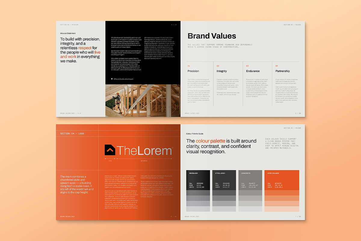 Brand Guidelines Template, a Brochure Template by BrandPacks (Photo 3 of 7)