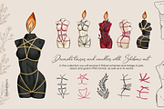 Candles and torsos of god and goddes, an Illustration by Siriliadka Dreams (Thumbnail 8 of 10)