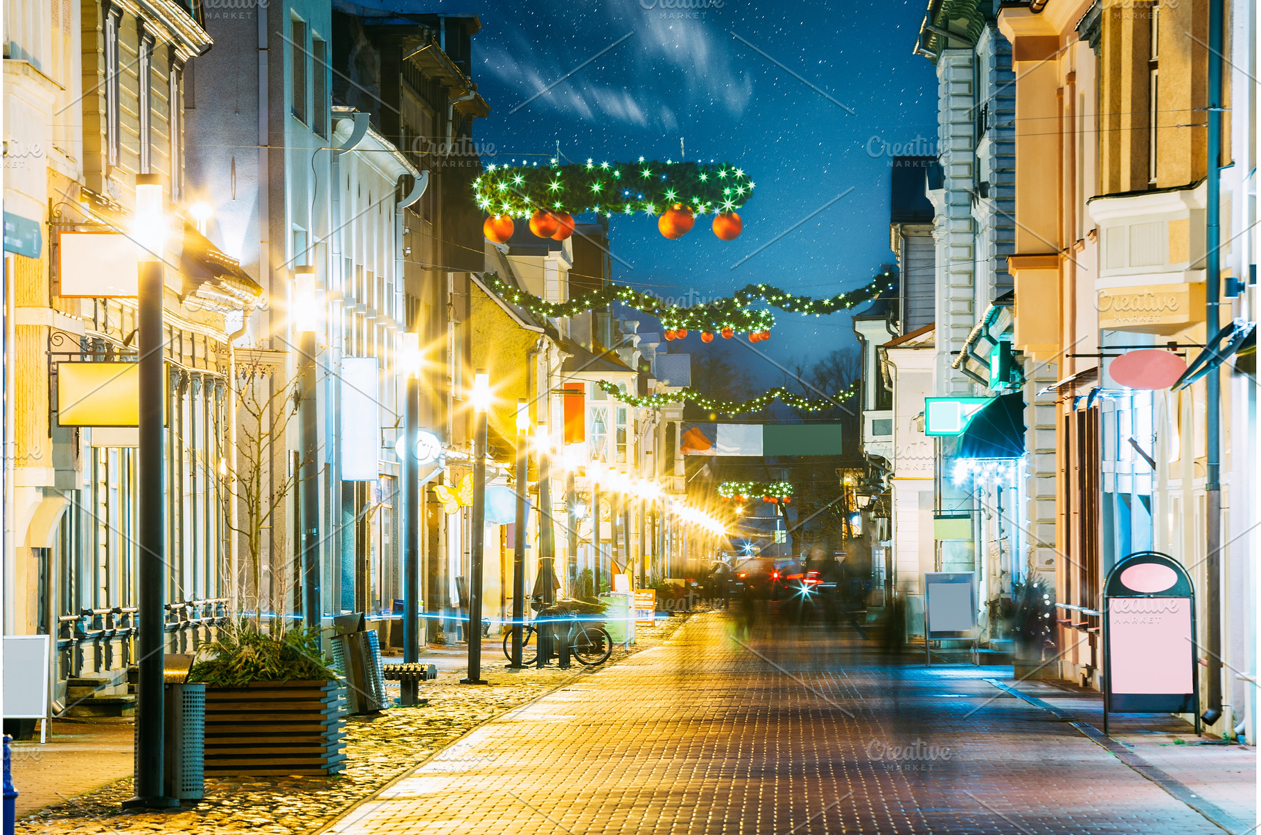 Parnu, Estonia. Night View Of Famous, an Architecture Photo by Our Amazing World