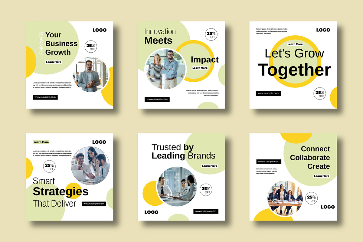 Corporate Business Social Media Post, a Social Media Template by MightyDesign (Photo 1 of 8)