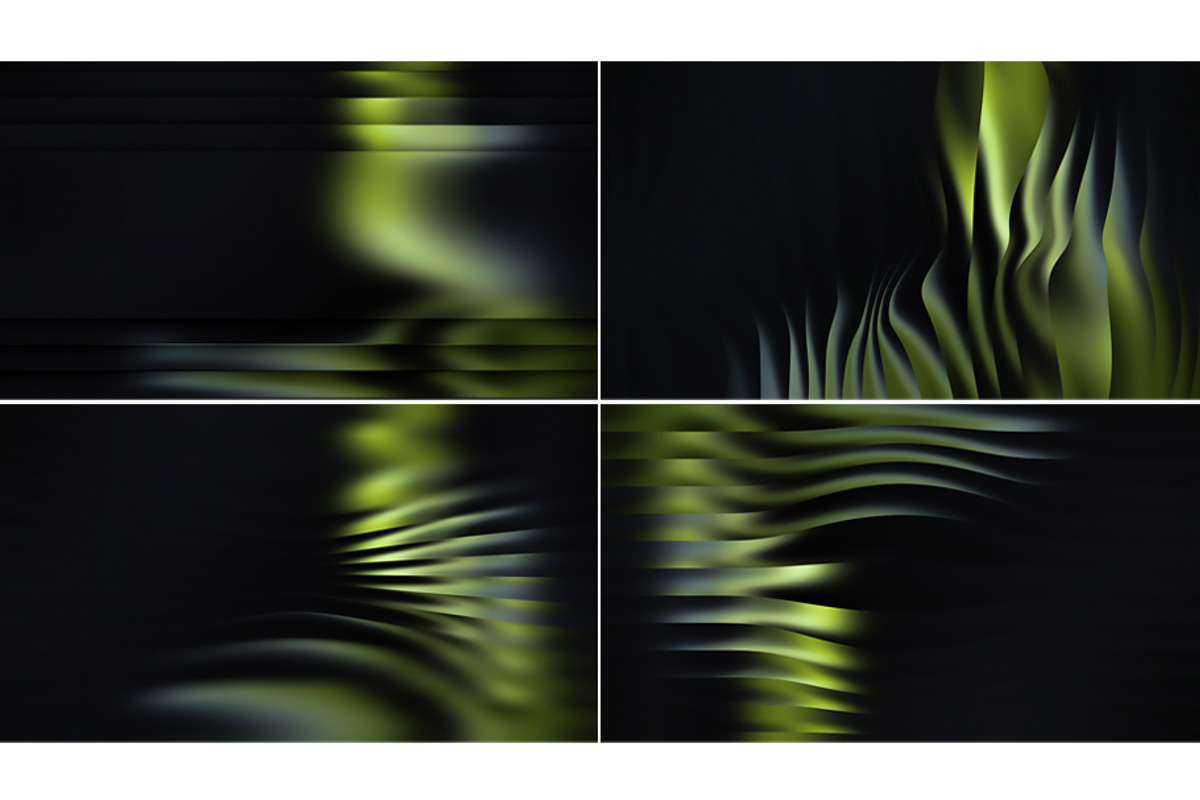 Set of Green Glass Backgrounds, a Background Graphic by BazziBa♥ (Photo 4 of 5)