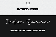 Indian Summer Handwritten font, a Script Font by I & M Lightroom Presets (Thumbnail 1 of 6)
