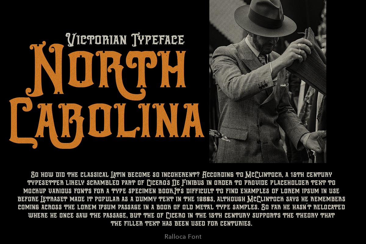 Ralloca Victorian Font, a Serif Font by TypeClassHeroes (Photo 8 of 15)