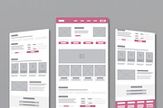 Wireframe for Real Estate Website, a Wireframe Template by MightyDesign (Thumbnail 1 of 9)