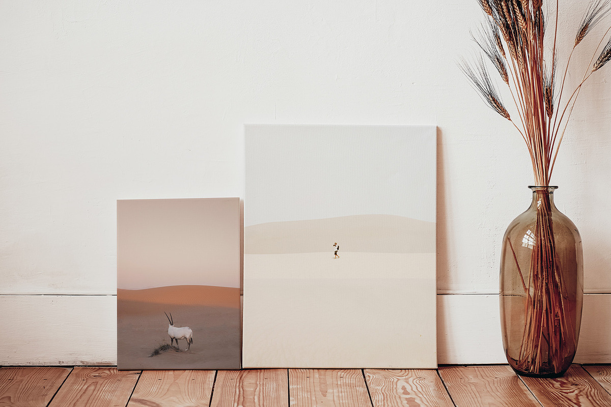 Artwork Canvases Mockup, a Print Template by Artcoast Studio (Photo 6 of 6)