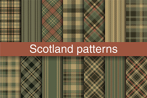 55 Scottish Plaid Pattern Seamless