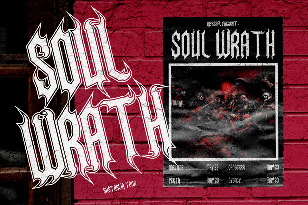 Necrovoid - Heavy Metal Font, a Font by PutraCetol Studio (Photo 4 of 12)