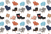 Armchair VECTOR illustrations, a Graphic by Natalka Dmitrova art (Thumbnail 10 of 19)