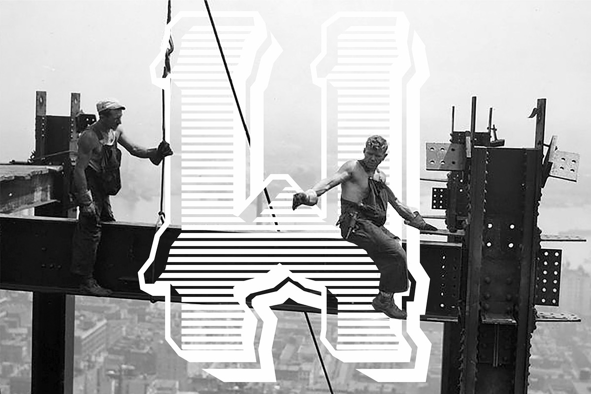 Ironworker Display font preview 3