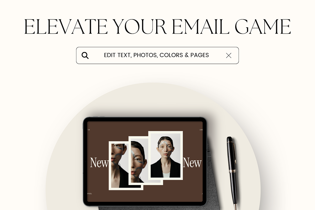 Email Marketing Newsletter Template, an Email Template by Branding Babe Co. (Photo 9 of 9)