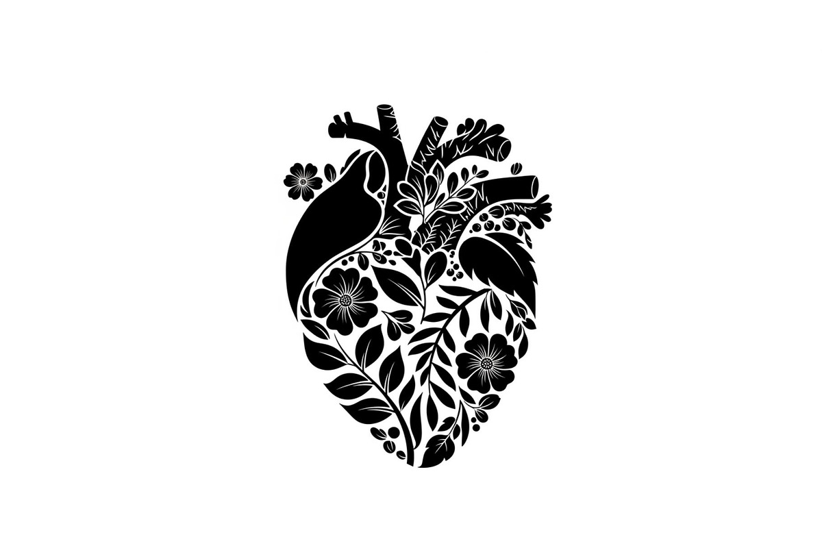 Floral Heart Silhouette Bundle, an Illustration by Designs_River (Photo 31 of 31)