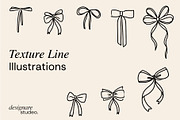 Coquette Ribbons Illustration, a Decorative Illustration by ginni illustrations (Thumbnail 4 of 5)