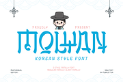 Molyan - Korean Style Font, a Sans Serif Font by twinstd (Thumbnail 1 of 10)