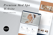 High-End Med Spa Canva Website, a Landing Page Template by batang (Thumbnail 1 of 5)