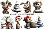 Whimsical Winter Clipart, an Illustration by OK Design (Thumbnail 3 of 6)