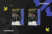 Techwear Festival - Flyer Template, a Flyer Template by StreaksideStd (Thumbnail 2 of 3)