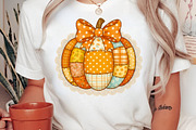 Preppy Floral Pumpkin PNG, an Illustration by Libby Wishes (Thumbnail 2 of 11)
