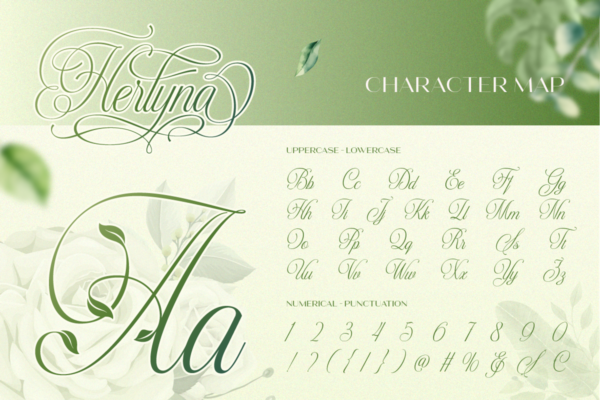 Herlyna, a Script Font by Burntilldead (Photo 2 of 12)
