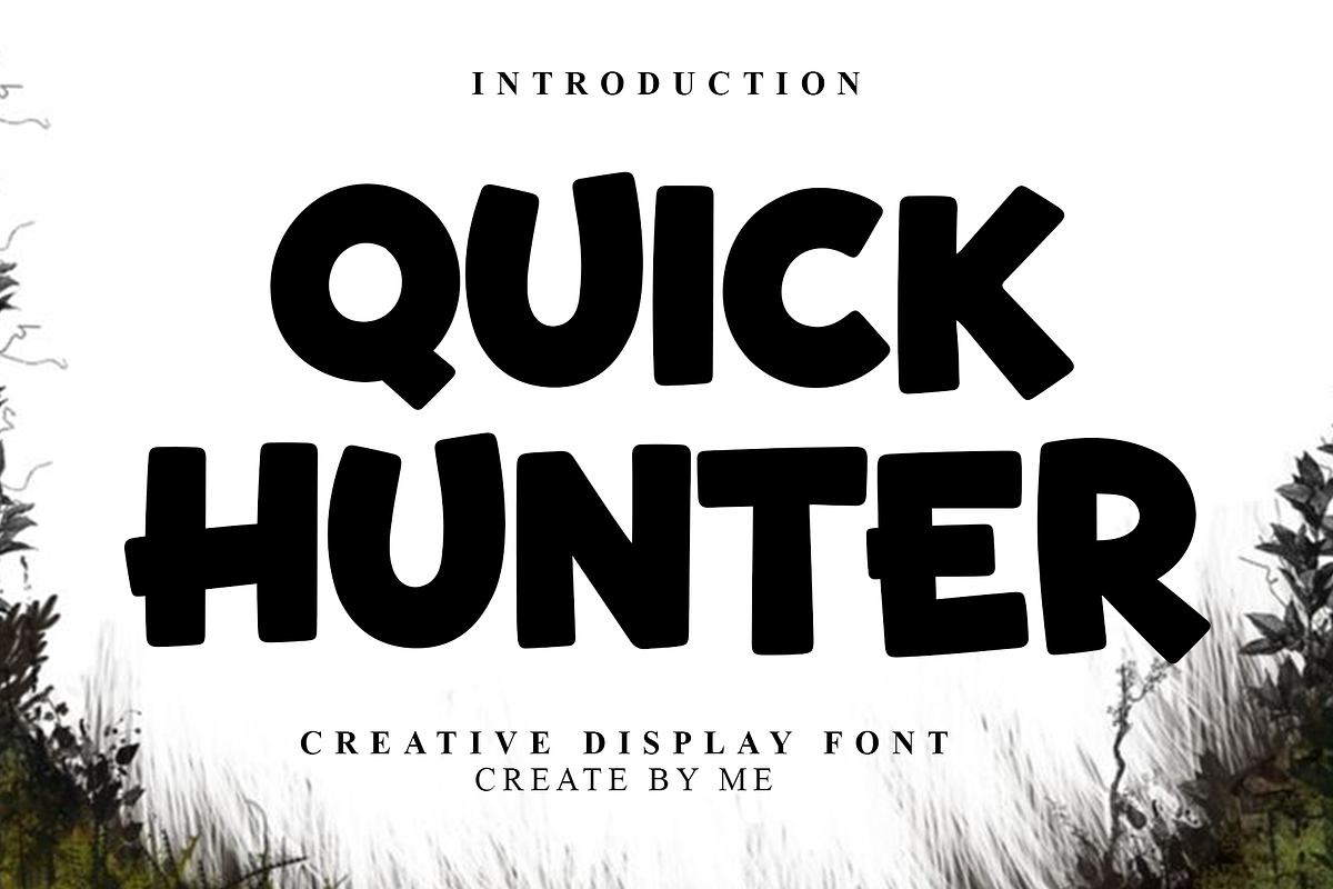 Quick Hunter, a Script Font by InermediaSTUDIO (Photo 1 of 8)