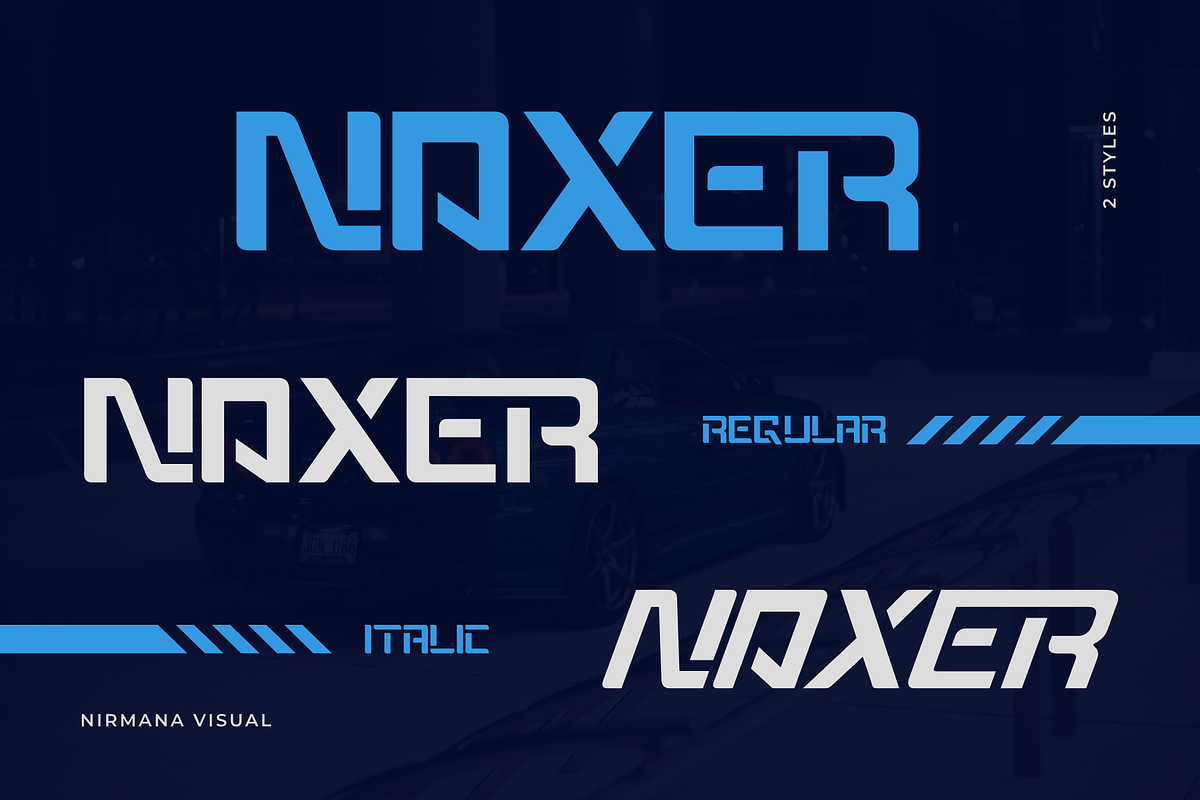 Modern Sport - Techno Logo Font, a Sans Serif Font by Nirmana Visual (Photo 7 of 10)