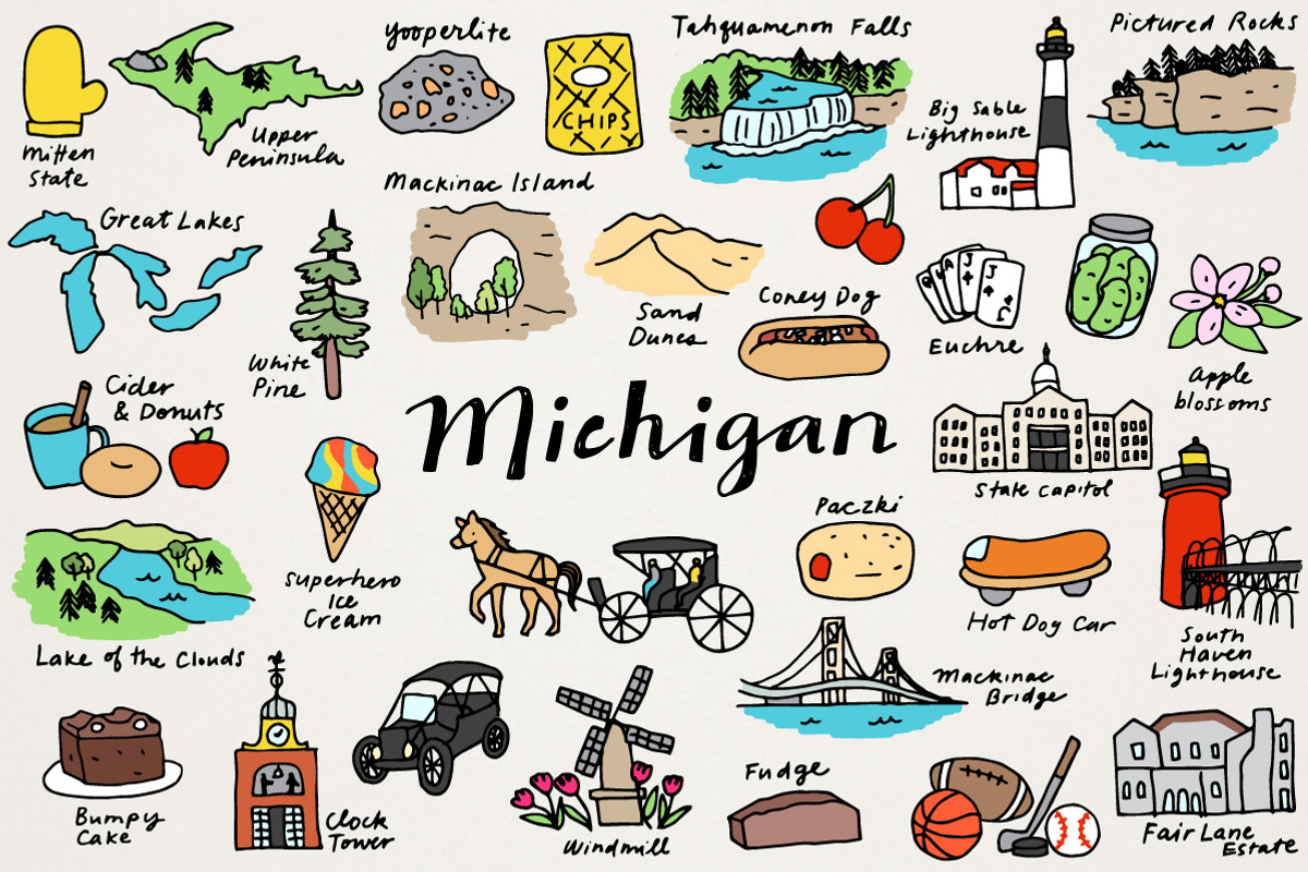 US States & Cities Art MegaPack, an Object Illustration by Lemonade Pixel (Photo 2 of 10)