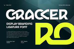 Cracker - Technology Branding Font