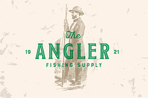 Fishing - Vintage Illustration Set