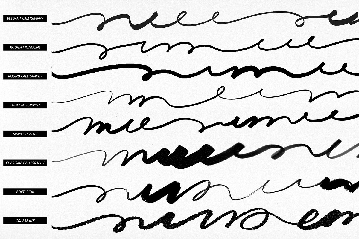 35 Lettering Brushes for Procreate preview 5