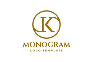 Monogram Letter K Logo