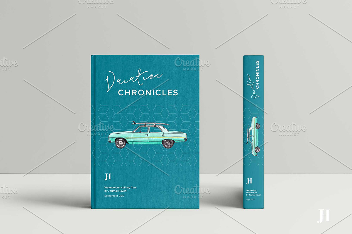 Watercolour Holiday Cars, an Illustration by Journal Haven (Photo 3 of 3)