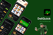 All in One Delivery App | DeliQuick, an UI Kit Template by Opus LabWorks (Thumbnail 1 of 11)