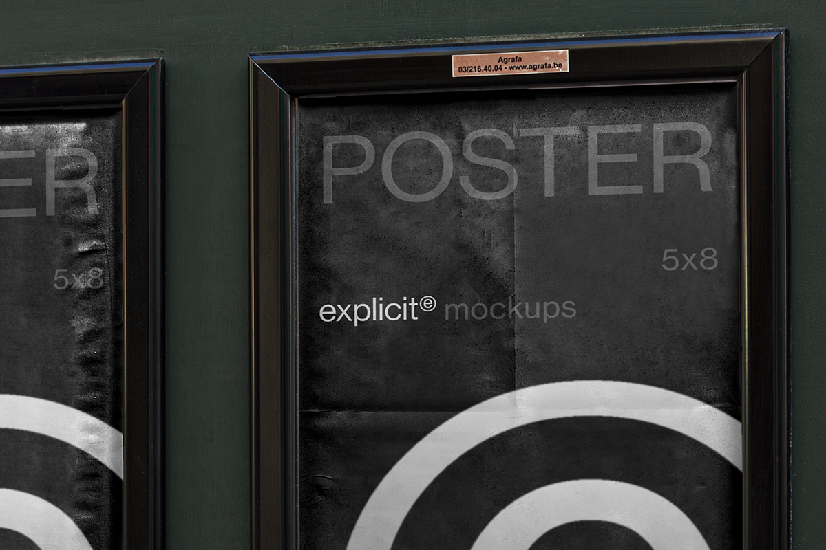 Urban Framed Poster Mockup – Triple, a Mockup by ExplicitStudio (Photo 2 of 3)