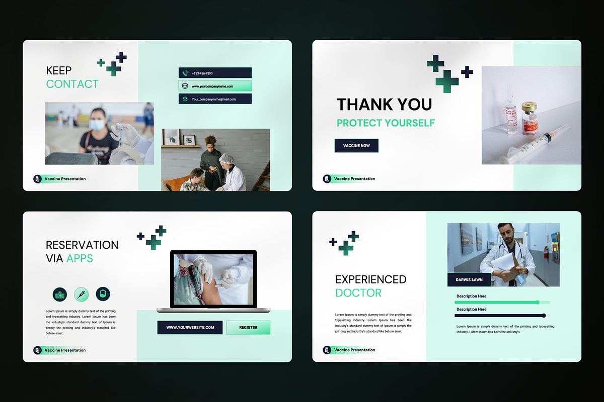Vaccine Presentation Google Slides, a Presentation Template by SquidPixey (Photo 4 of 7)