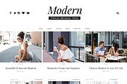 Modern-Wordpress Blog Theme, a WordPress Template by bthemez (Thumbnail 2 of 4)