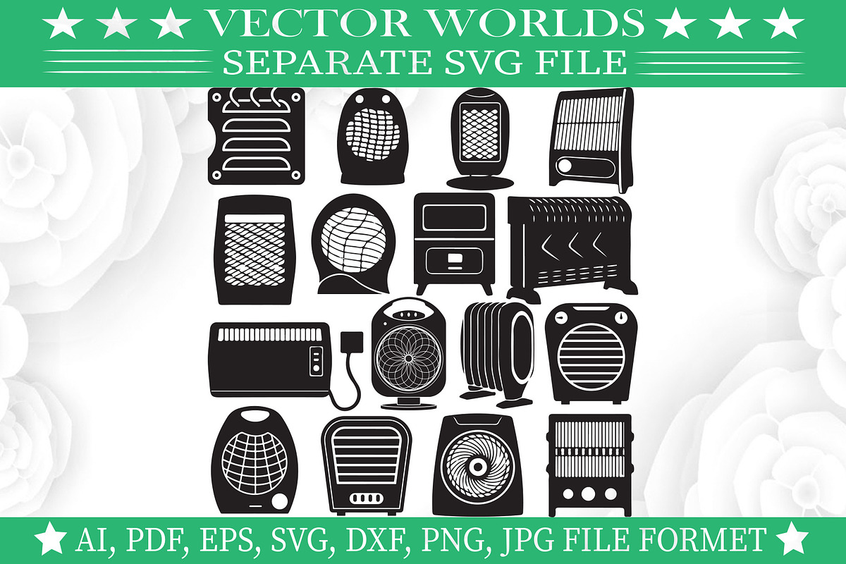Room Heater Svg, Room, Heater Svg, an Object Graphic by VectorWorlds (Photo 2 of 3)