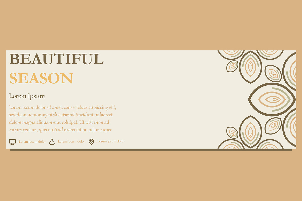Abstract Floral Banner Template, a Marketing Template by sekitarief (Photo 2 of 3)