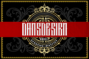 ANTHEMS MODERN BLACKLETTER, a Blackletter Font by dansdesign (Thumbnail 9 of 9)