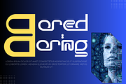 Allowing Mistakes - Futuristic Font, a Sans Serif Font by 177Studio (Thumbnail 3 of 8)