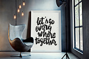Poster Mockup Set, a Print Template by Egor Shkolnikov (Thumbnail 4 of 9)