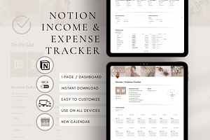 Income & Expense Tracker Template