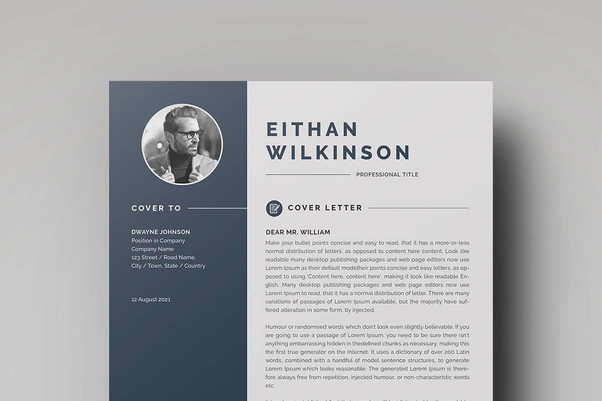Resume/CV, a Resume Template by SlideCo (Photo 5 of 5)
