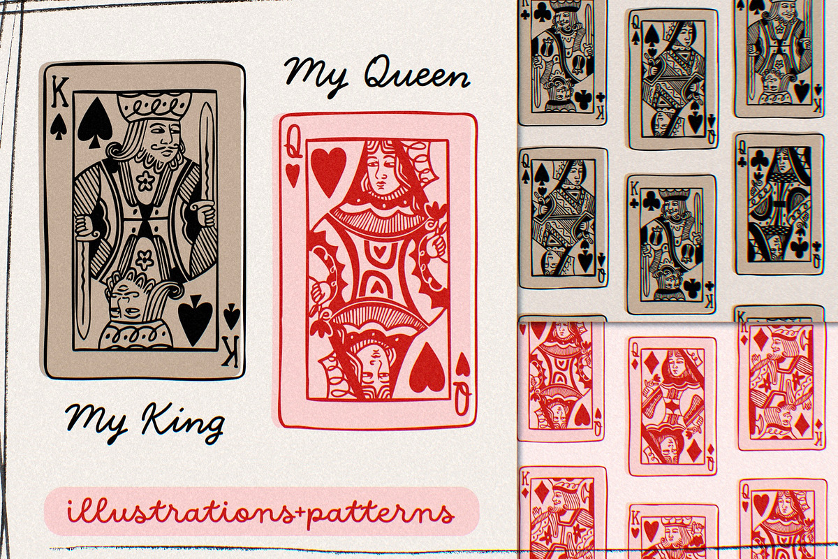 My King, My Queen, a Person Illustration by Twisted Tail (Photo 1 of 7)