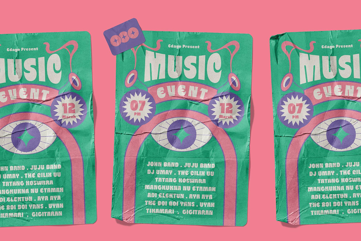 Edago - Fancy Retro Font, a Sans Serif Font by Tiptop Graphic (Photo 6 of 9)