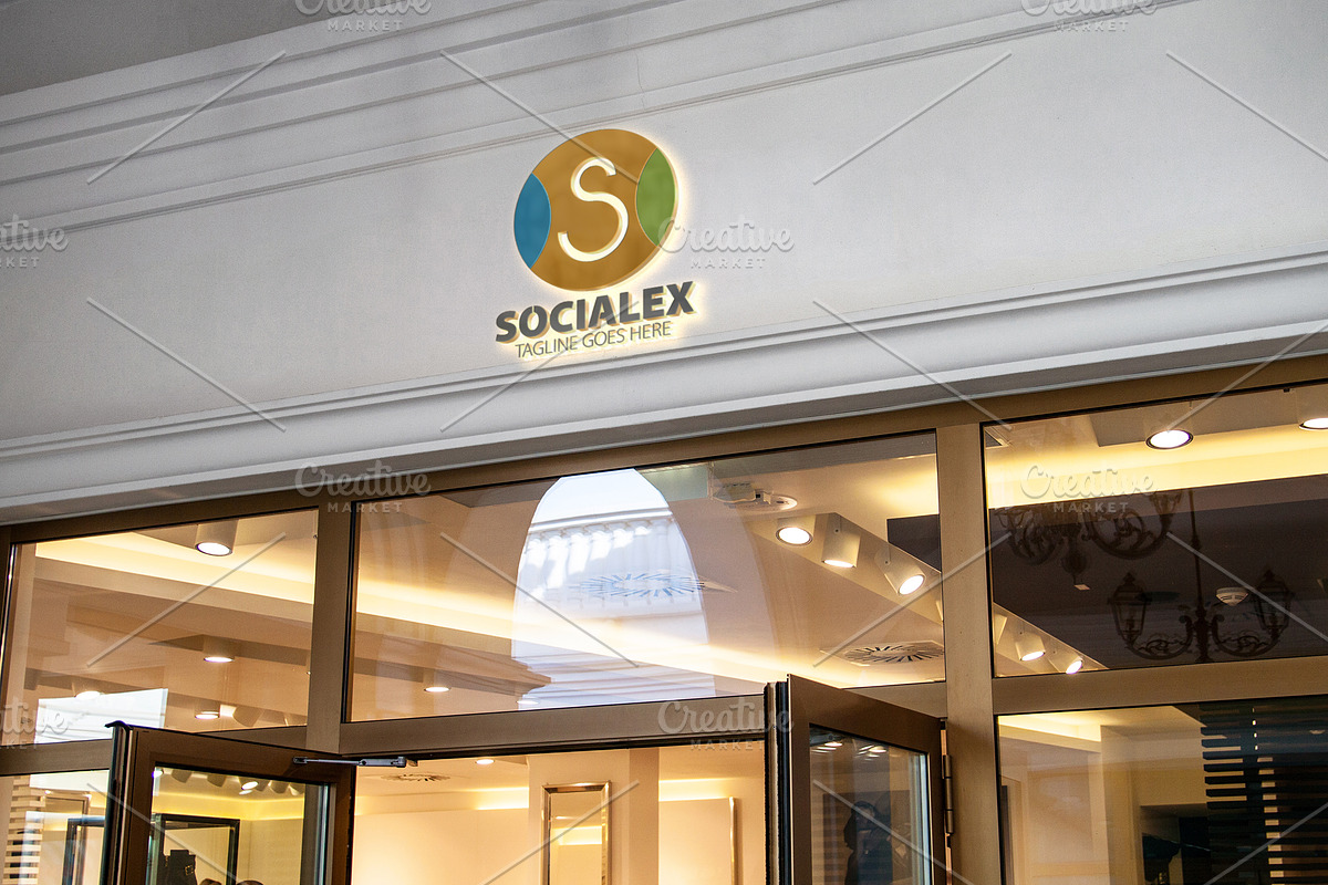 Sociale Logo Template, a Branding & Logo Template by Josuf Media (Photo 2 of 4)