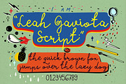 Leah Gaviota Script, a Script Font by BlueRobinDesignShop (Thumbnail 11 of 18)