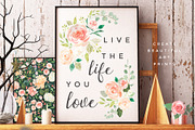 Peaches & Cream Graphic Set, an Illustration by Twigs and Twine (Thumbnail 6 of 10)