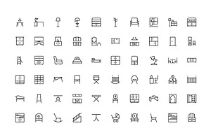 100 Furniture Icons