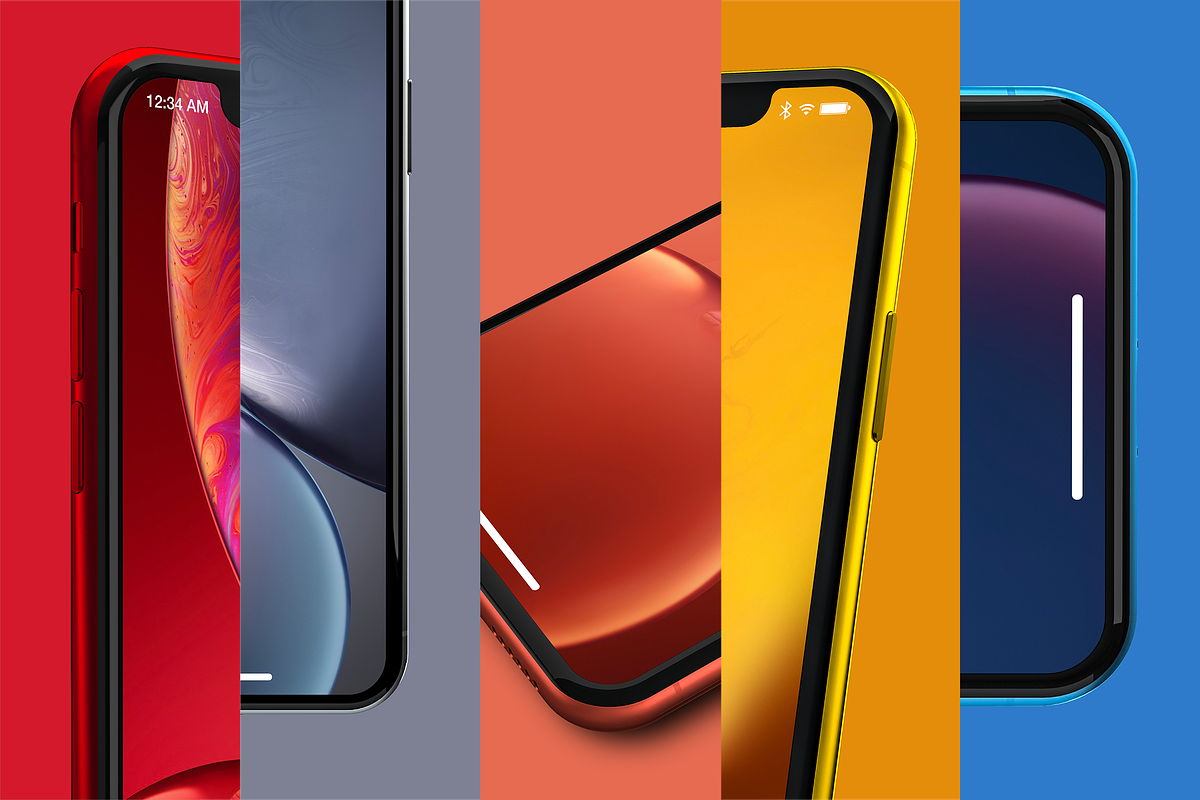 iPhone XR Design Mockup, an iPhone Mockup by illustrated (Photo 6 of 8)