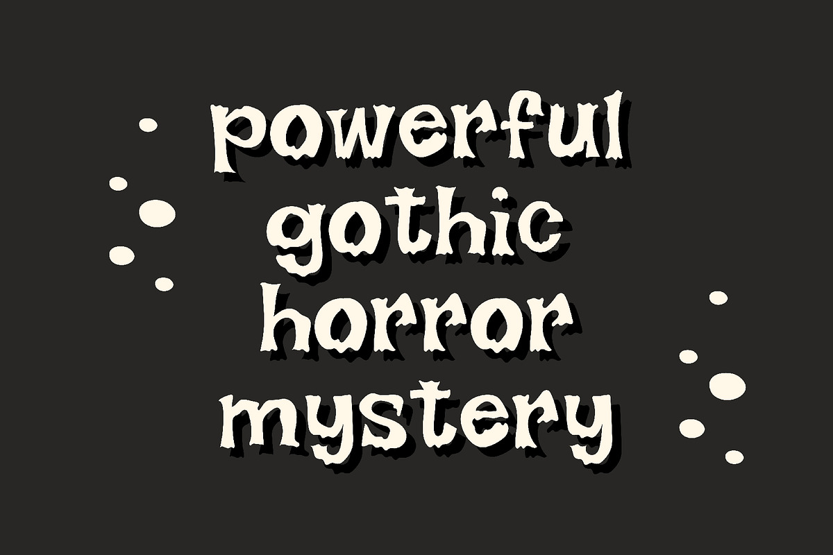 SCQORY - Halloween Horror Typeface, a Handwritten Font by Boril Std (Photo 8 of 10)